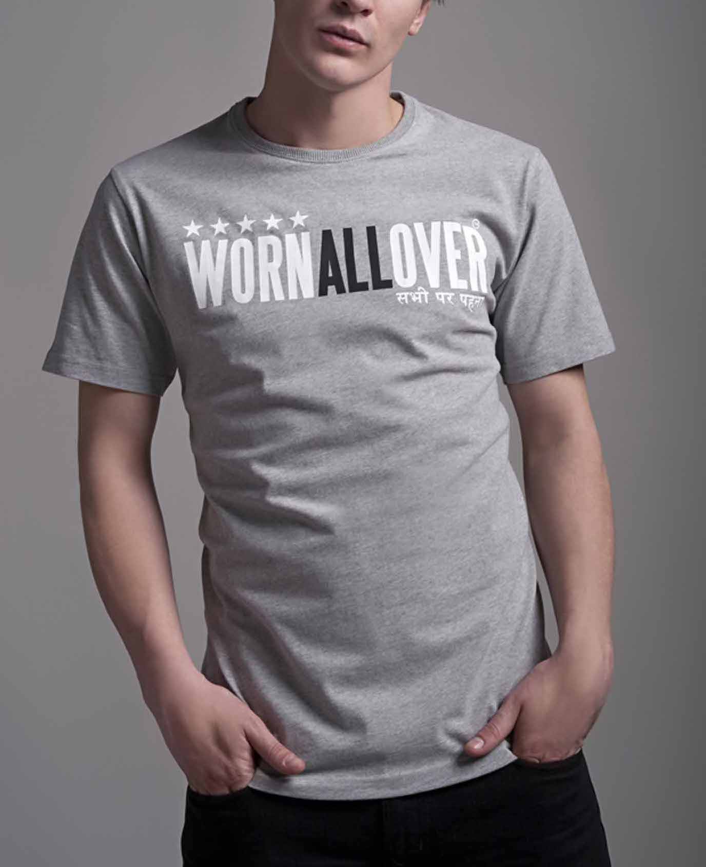 Worn All Over - 5 Star - Grey - Standard