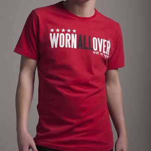 Worn All Over - 5 Star - Red - Standard