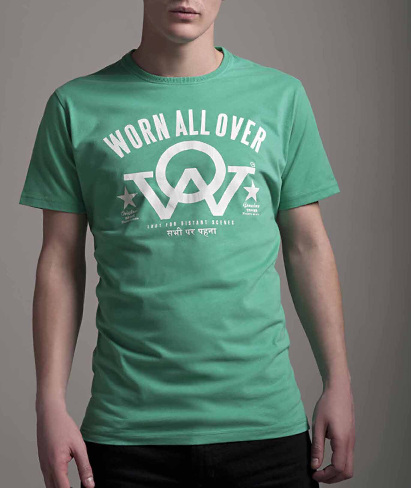 Worn All Over - WAO Logo - Green - Standard