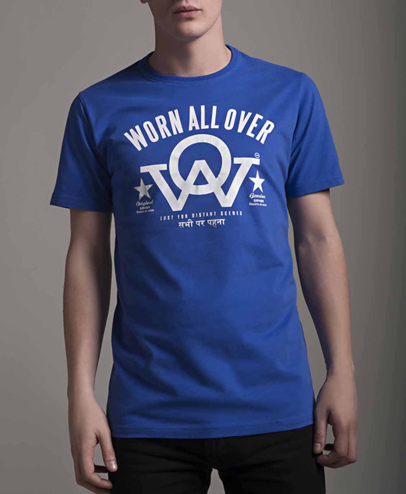 Worn All Over - WAO Logo - Royal Blue - Standard