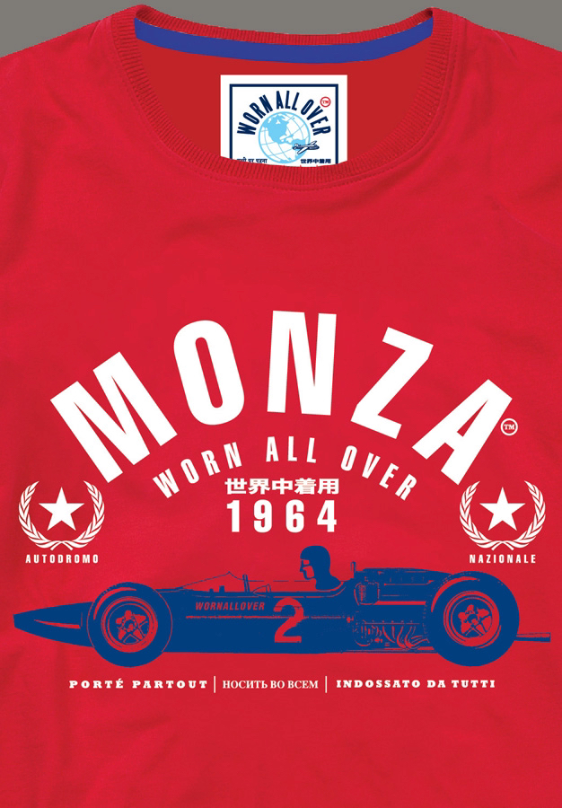 Worn In Wanderlust - Monza - Red - Standard