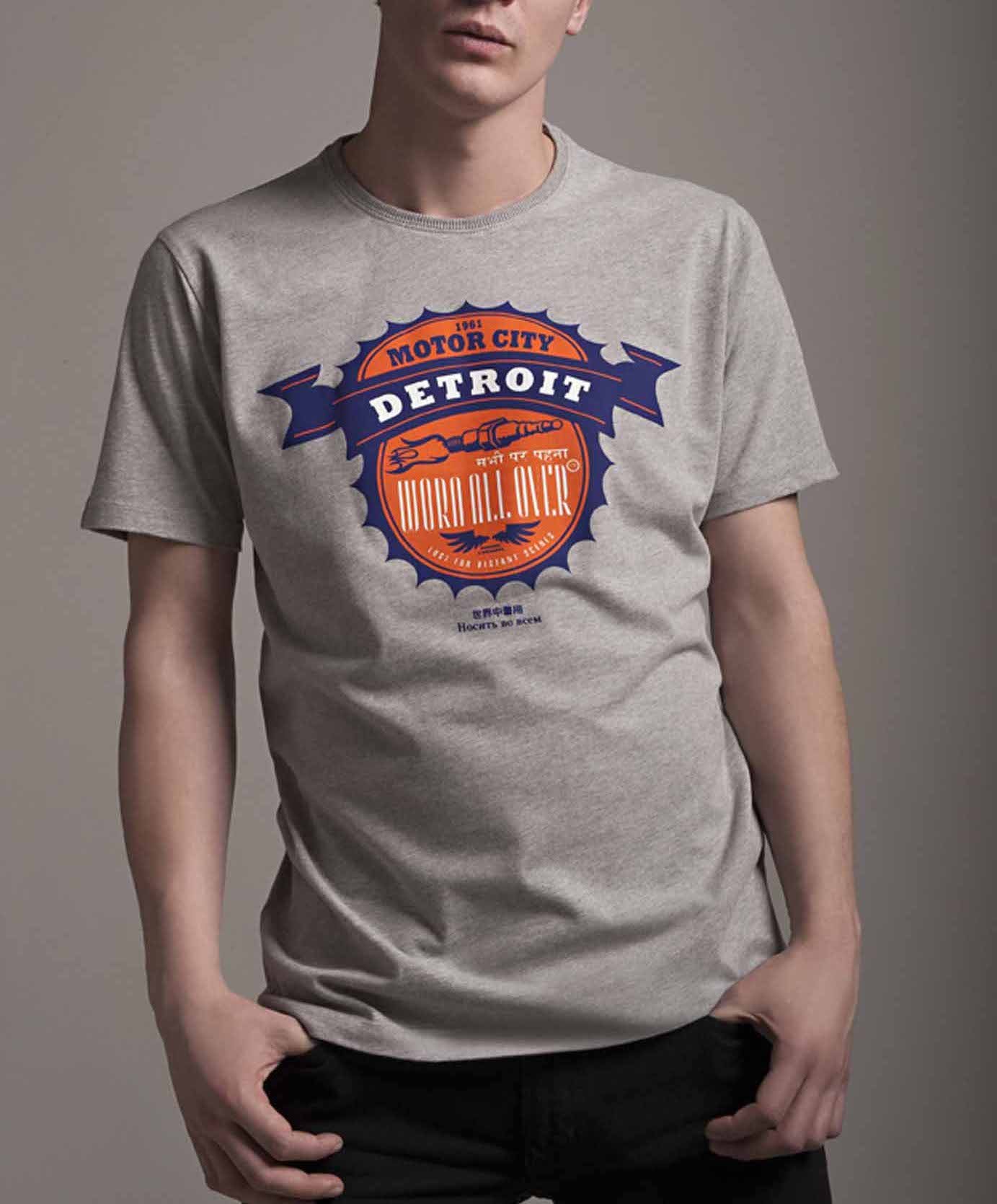 Worn In Wanderlust - Detroit - Grey - Standard