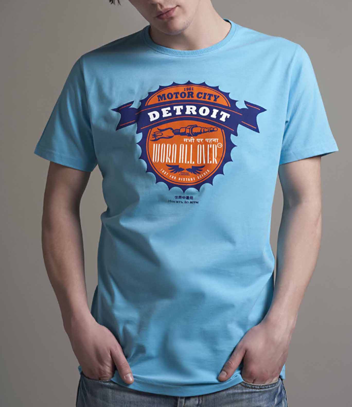 Worn In Wanderlust - Detroit - Pale Blue - Standard