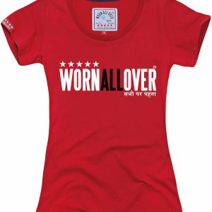 Worn All Over - 5 Star- Red - Fitted