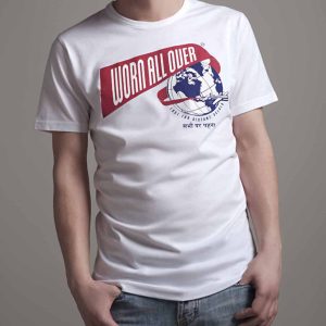 Worn All Over - Globe - White - Standard